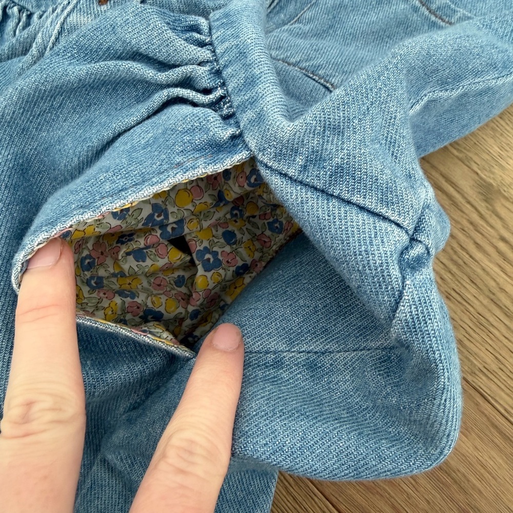 Mini Boden Pinny Nonstretch Denim Shirtdress, Size 7-8Y - Picture 6 of 7